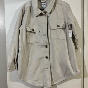 NWT Old Navy Women's Tan Utility Jacket
